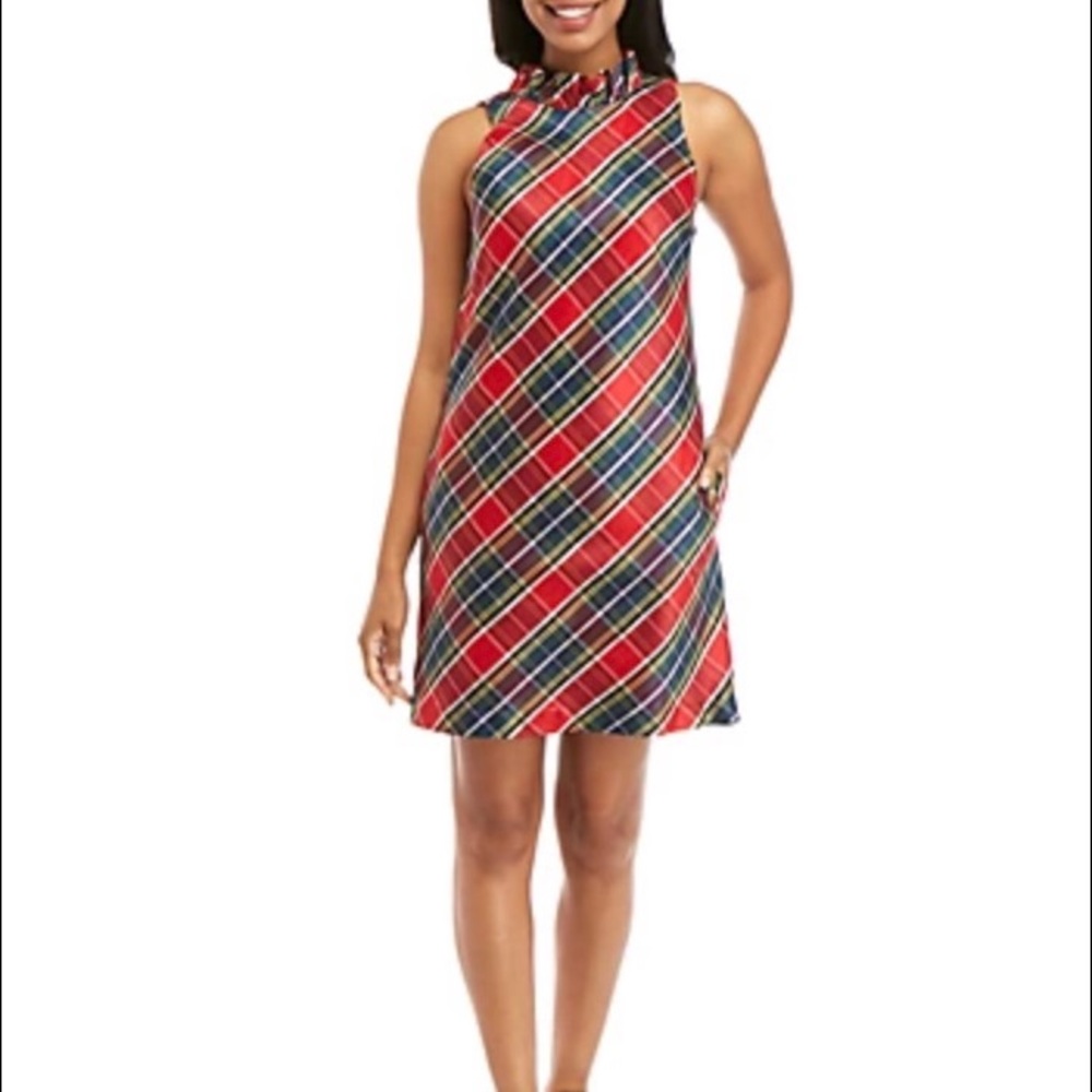 Kids Crown and Ivy Plaid Sleeveless Dress